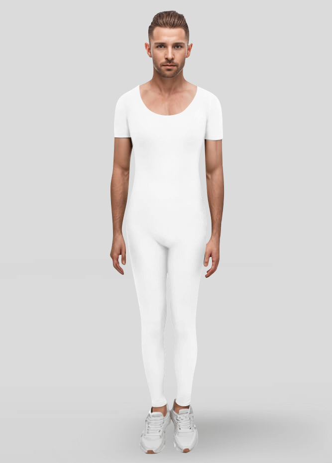 Mens Tank Top Scoop Neck Sleeveless Unitards