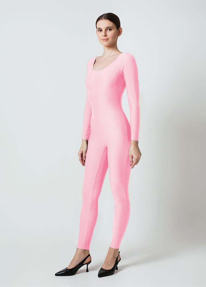 Speerise Long Sleeve Scoop Neck Unitard