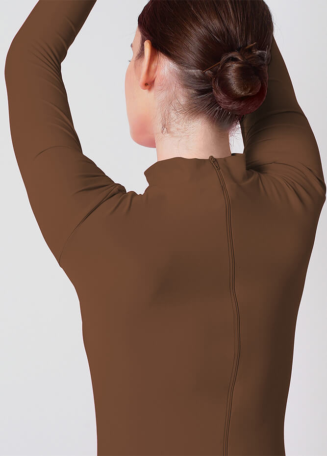 Womens Turtleneck Long Sleeve Unitard