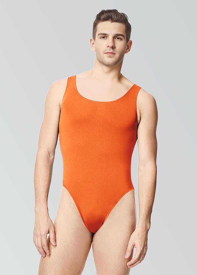 80s Mens Tank Thong Leotard