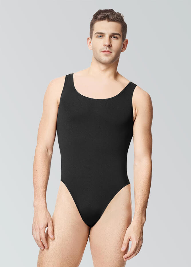 80s Mens Tank Thong Leotard