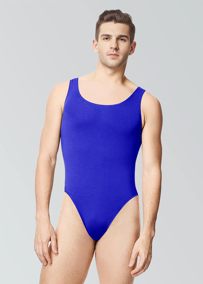 80s Mens Tank Thong Leotard