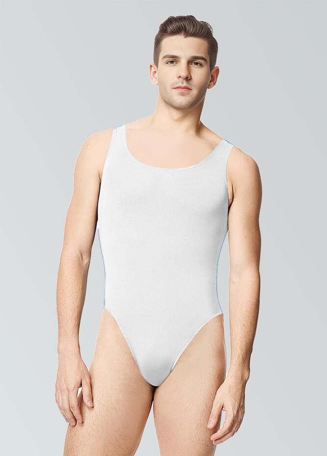 80s Mens Tank Thong Leotard