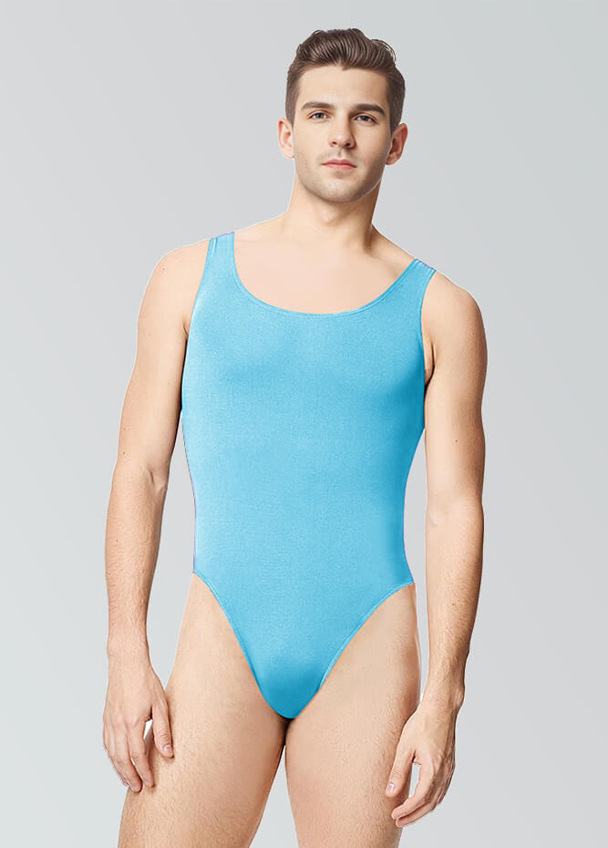 80s Mens Tank Thong Leotard