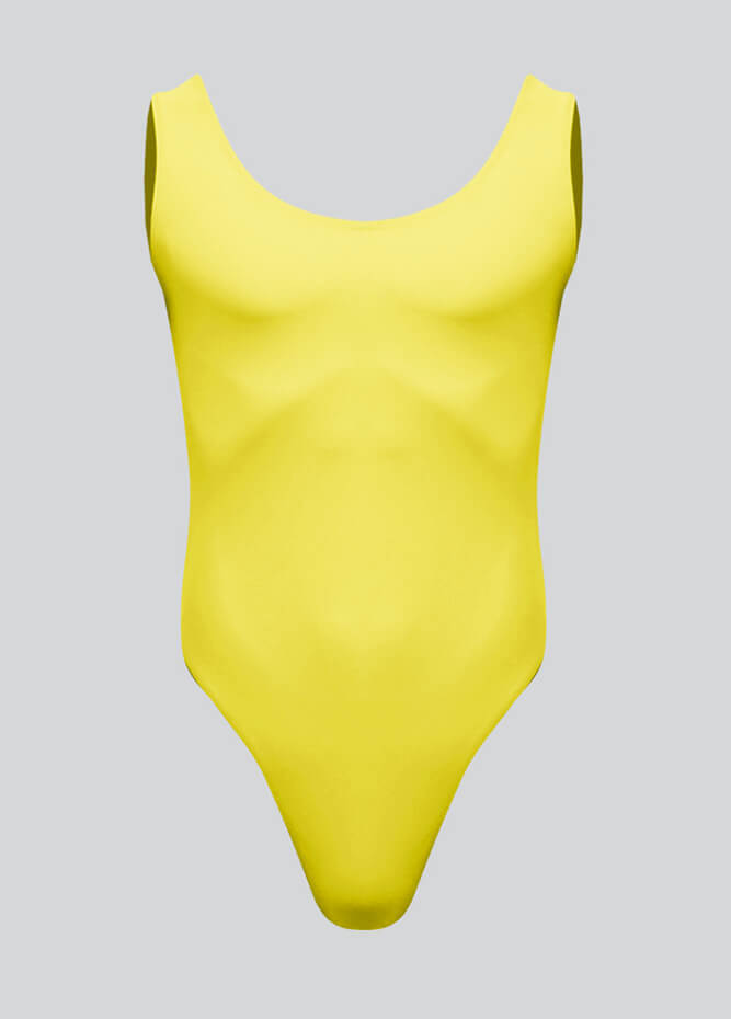 80s Mens Tank Thong Leotard