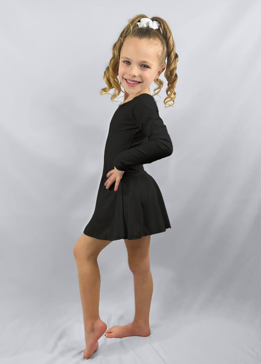 Speerise Long Sleeve Ballet Dance Leotard with Skirt