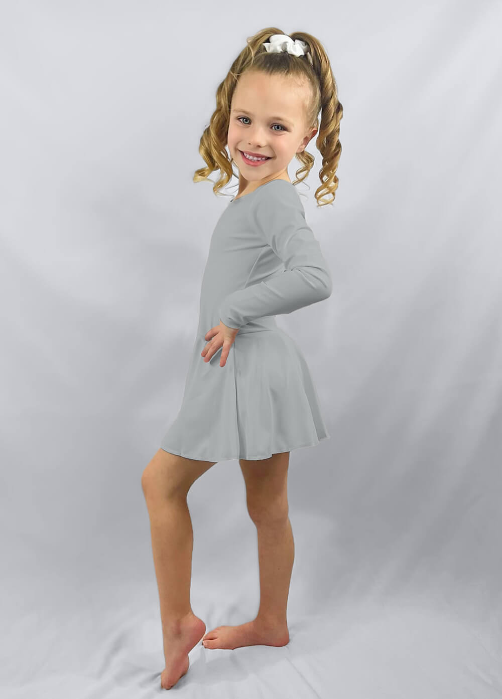 Speerise Long Sleeve Ballet Dance Leotard with Skirt