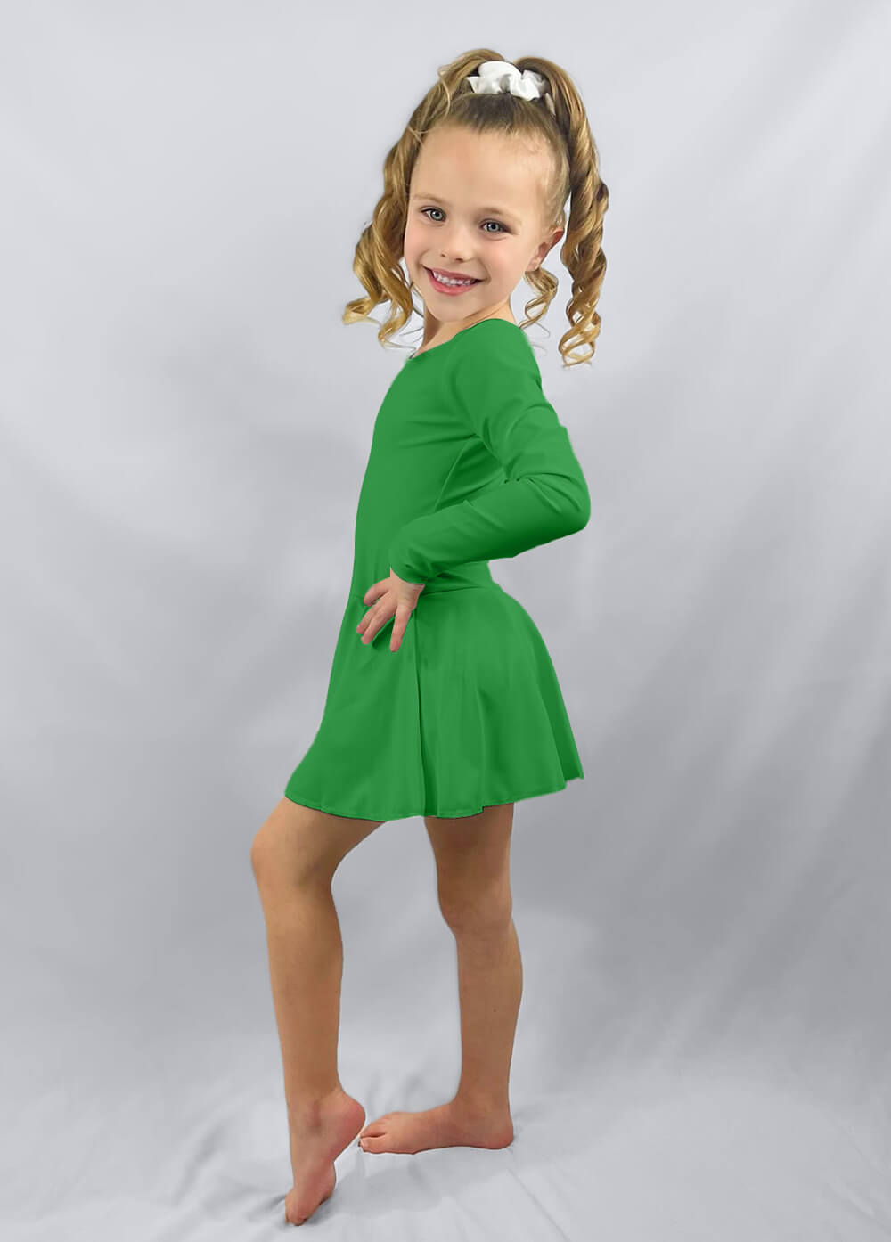 Speerise Long Sleeve Ballet Dance Leotard with Skirt