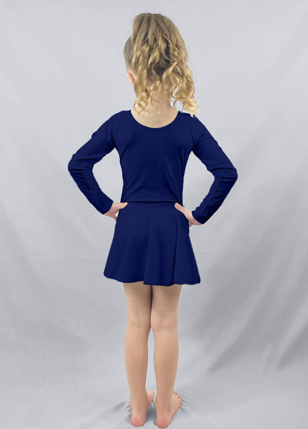 Speerise Long Sleeve Ballet Dance Leotard with Skirt