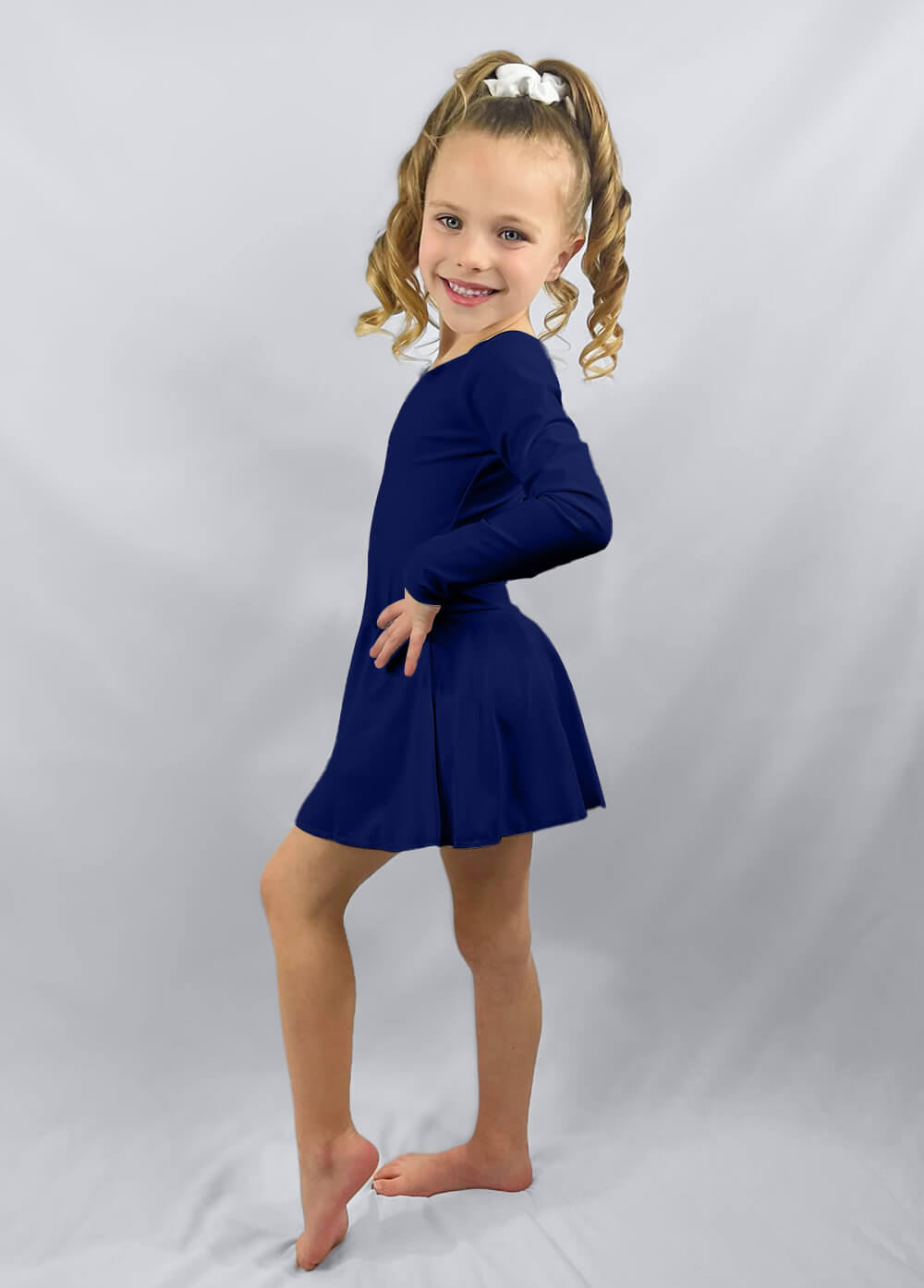 Speerise Long Sleeve Ballet Dance Leotard with Skirt