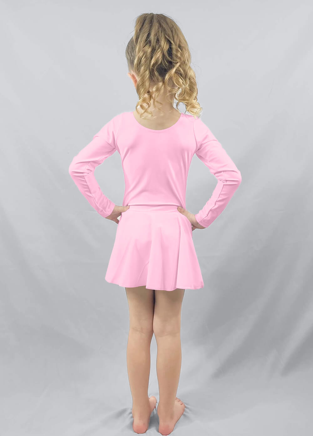 Speerise Long Sleeve Ballet Dance Leotard with Skirt