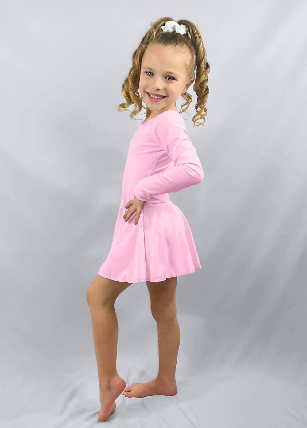 Speerise Long Sleeve Ballet Dance Leotard with Skirt