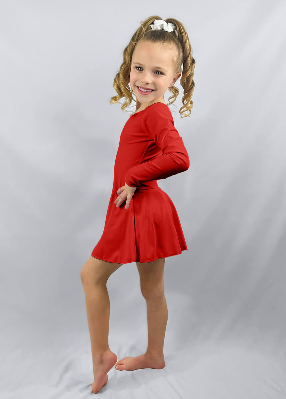 Speerise Long Sleeve Ballet Dance Leotard with Skirt