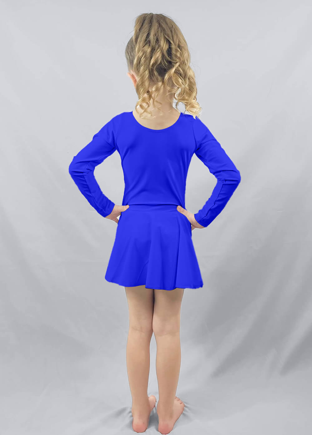 Speerise Long Sleeve Ballet Dance Leotard with Skirt