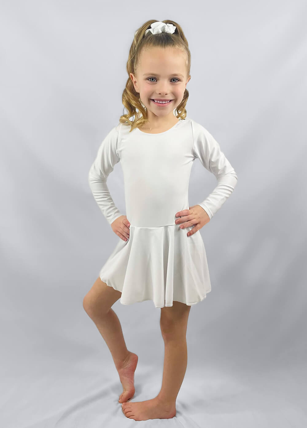 Speerise Long Sleeve Ballet Dance Leotard with Skirt