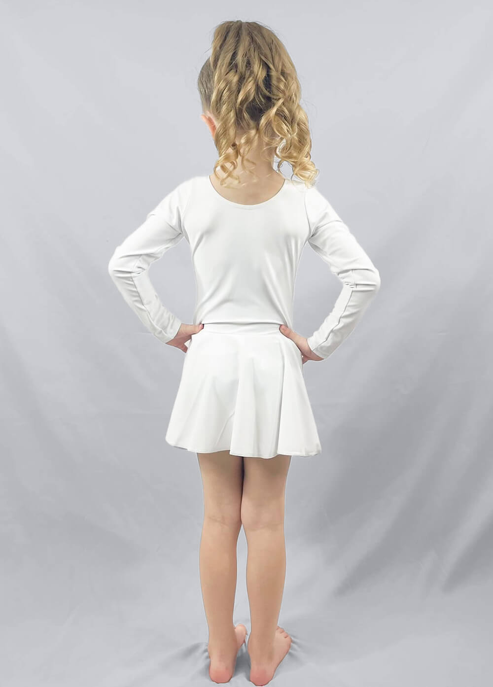 Speerise Long Sleeve Ballet Dance Leotard with Skirt