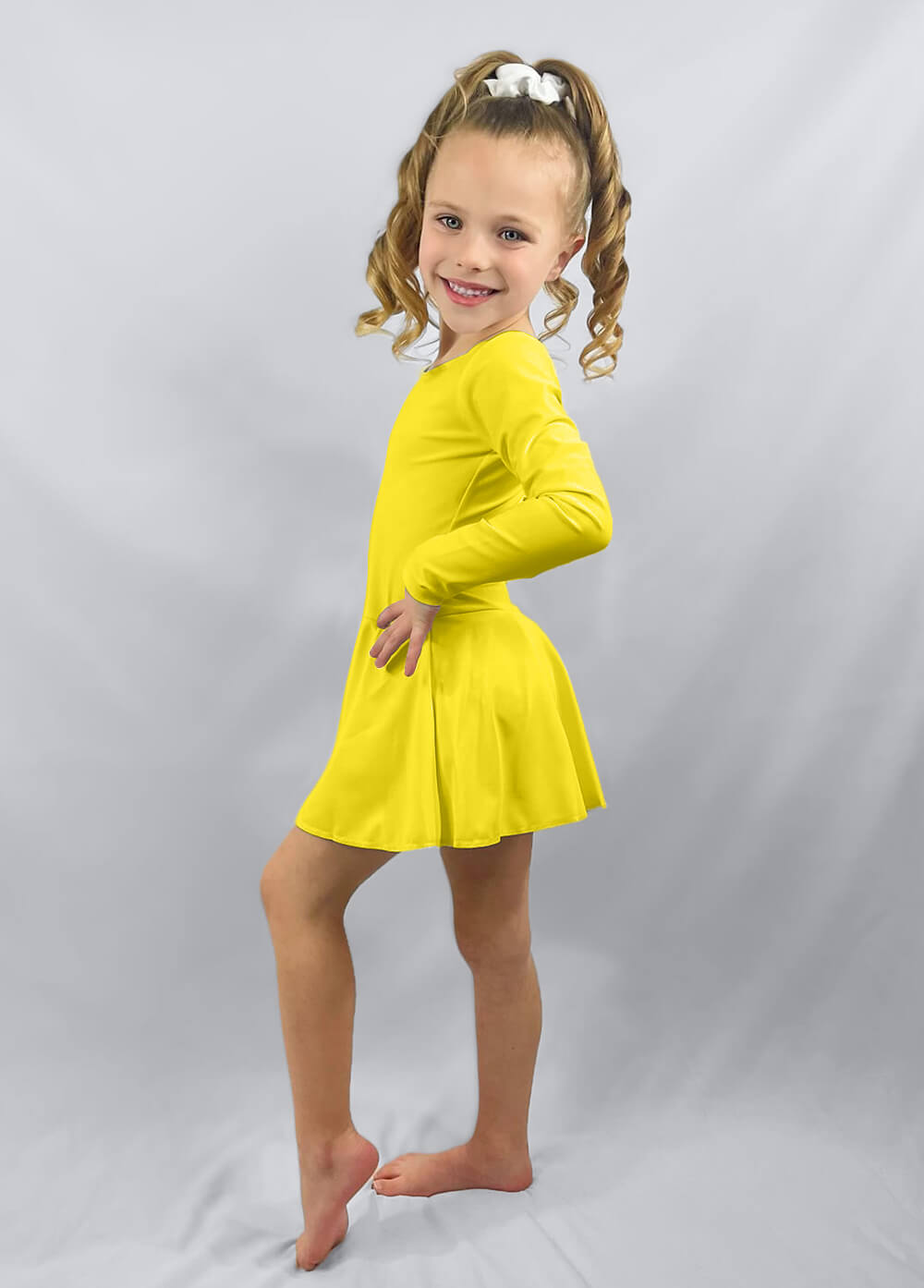 Speerise Long Sleeve Ballet Dance Leotard with Skirt