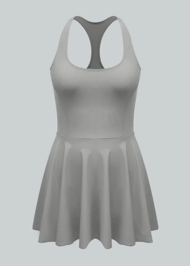 2-in-1 Athletic Dress With Detached Shorts