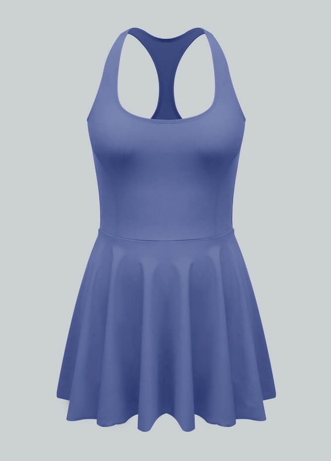 2-in-1 Athletic Dress With Detached Shorts