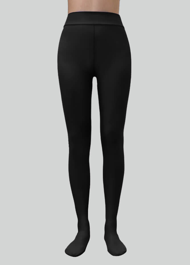 Spandex High Waisted Footed Leggings