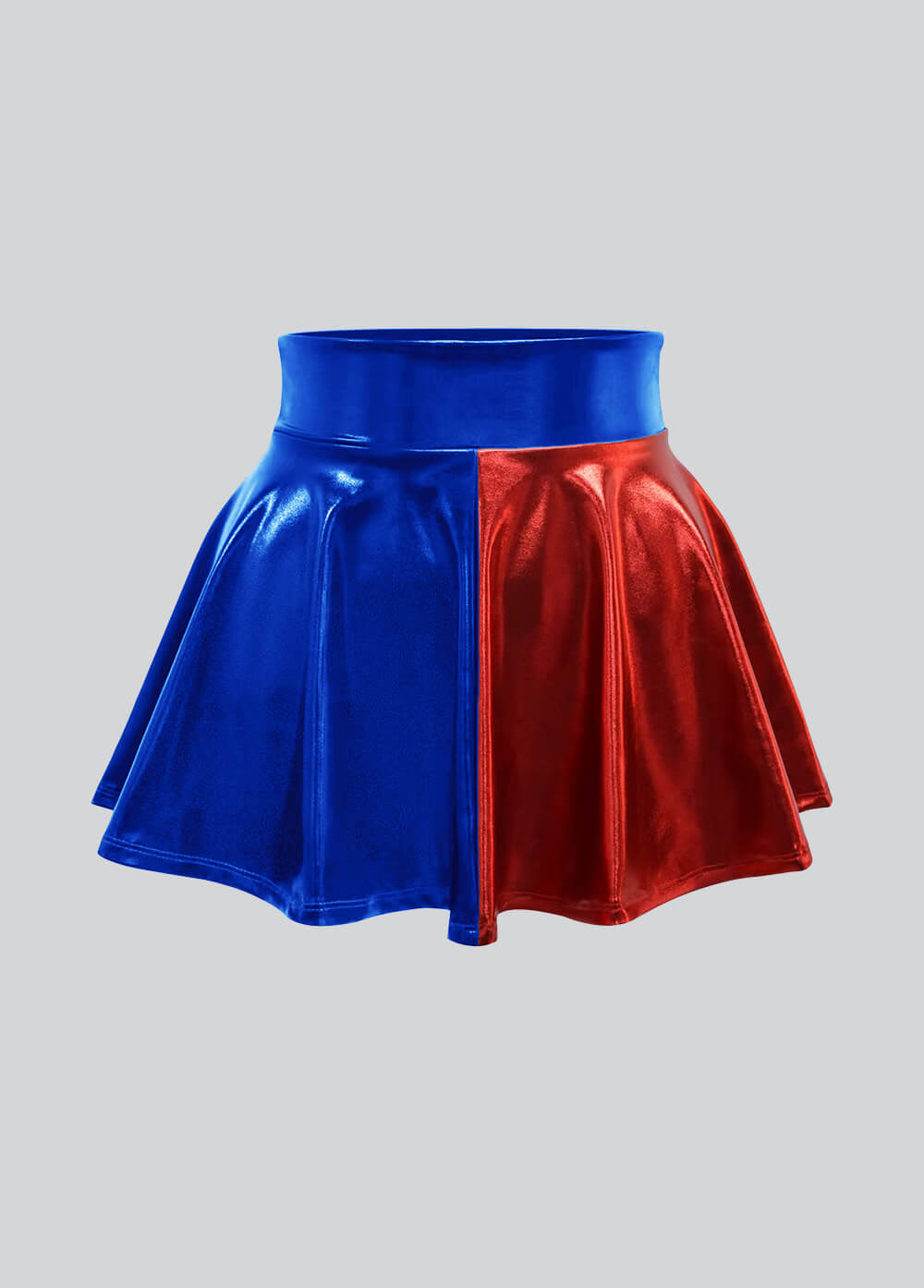 Harley Quinn Black Waistband Mini Circle Skirt