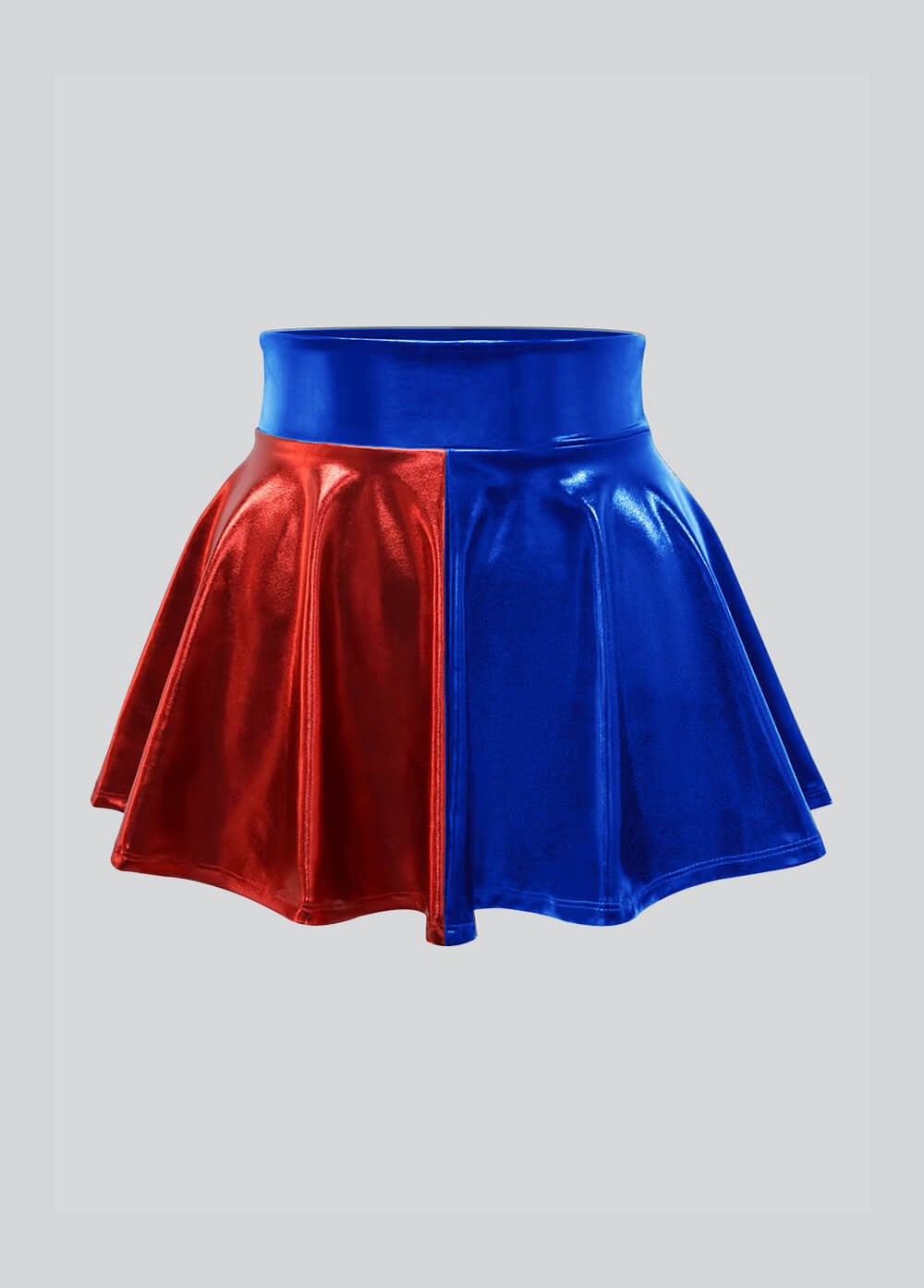 Harley Quinn Black Waistband Mini Circle Skirt