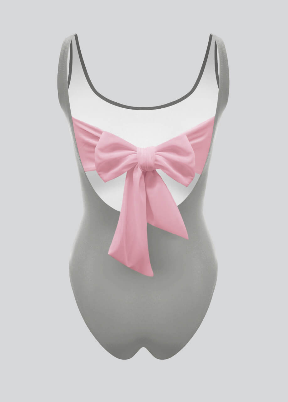 Date Style Holiday Bodysuit with Pink Bow