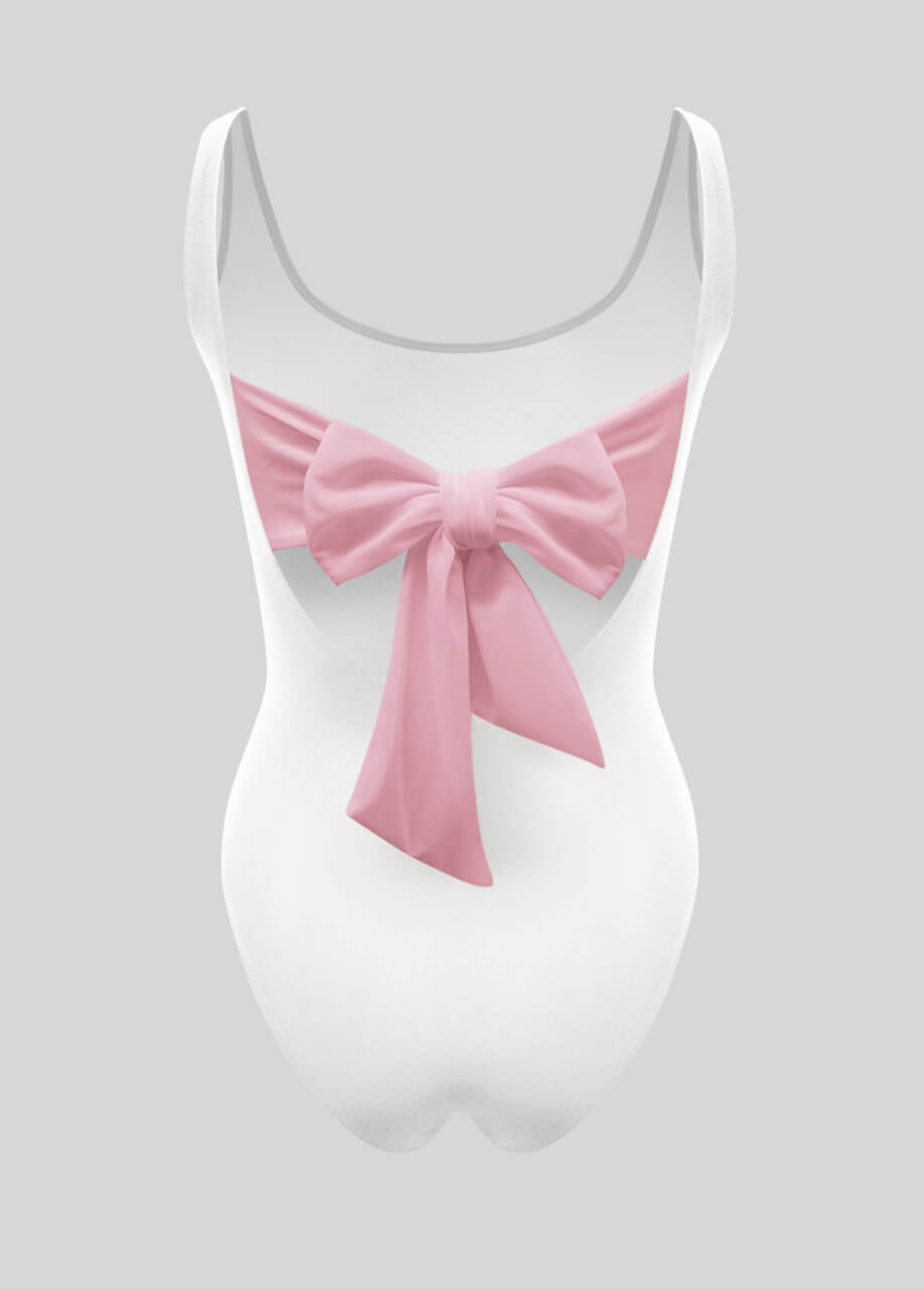 Date Style Holiday Bodysuit with Pink Bow