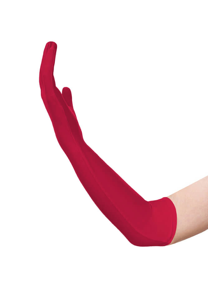 Long Matte Seamless Spandex Gloves