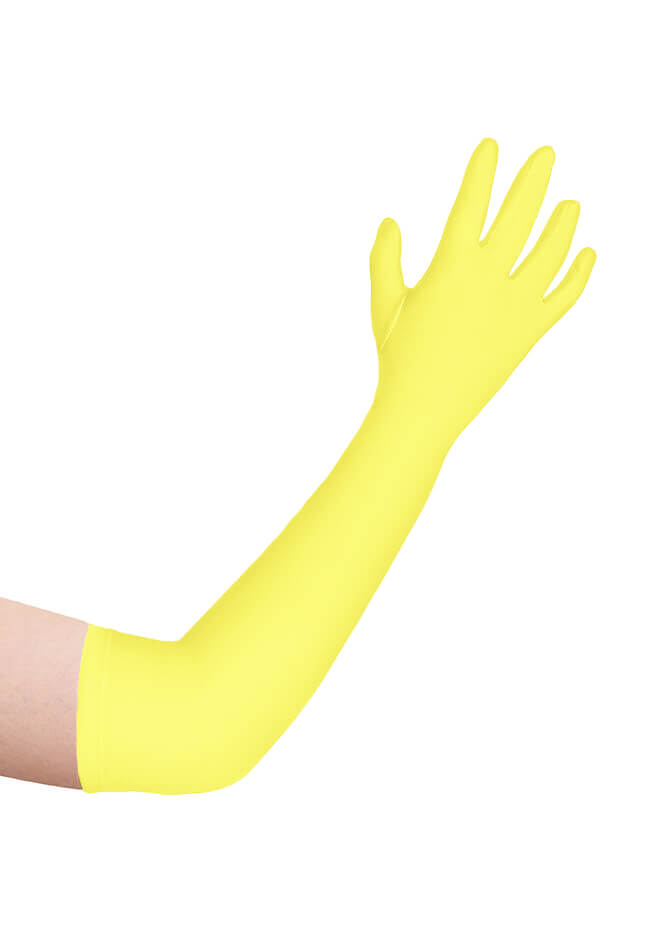 Long Matte Seamless Spandex Gloves