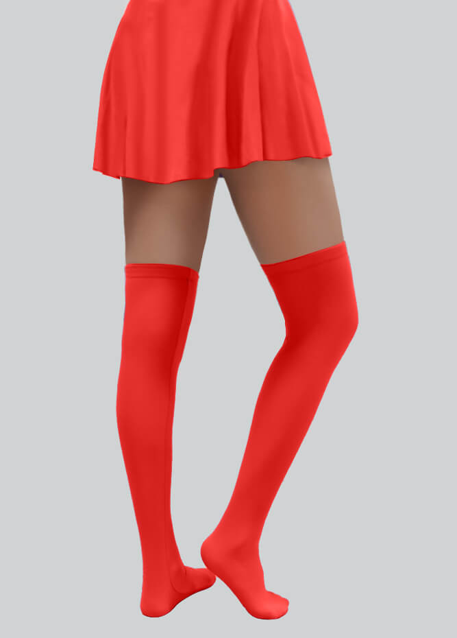 Over-the-Knee Stockings with Silicone Leg Grippers