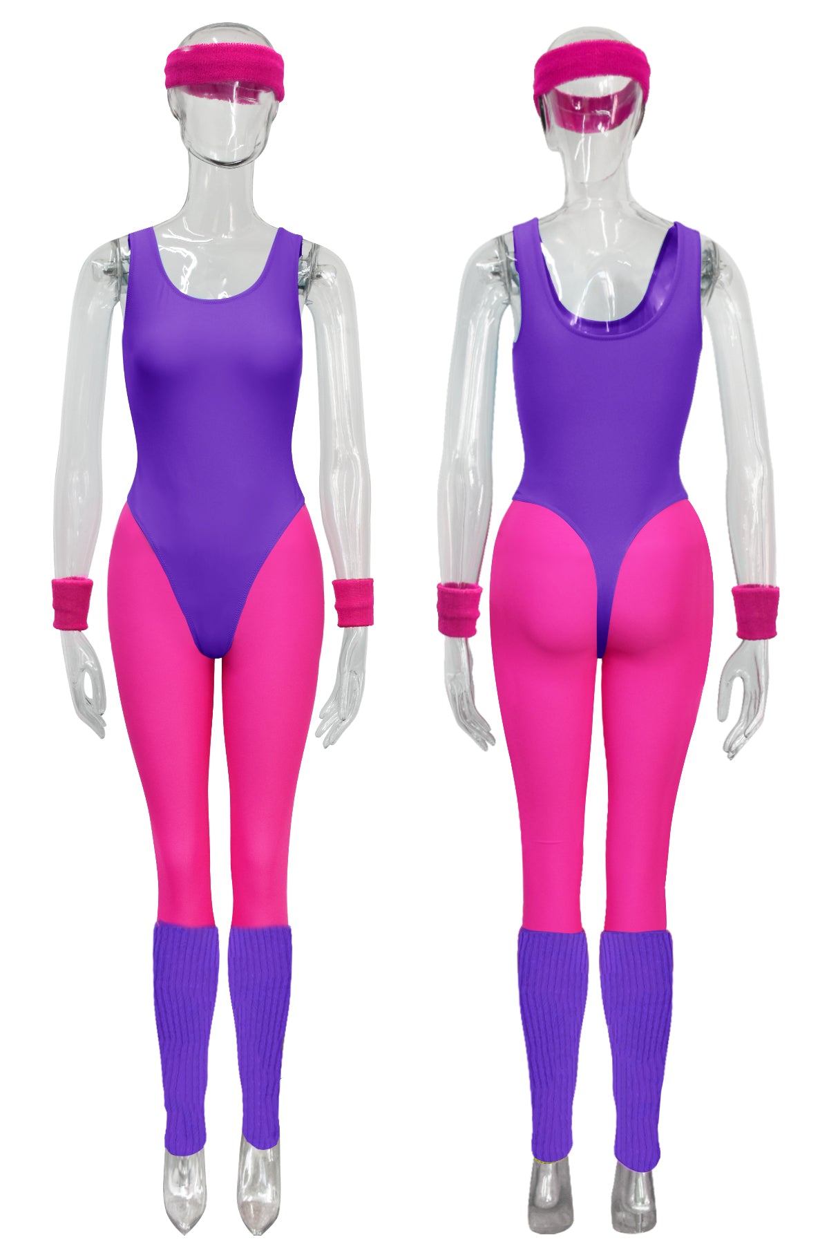 Fashion retro aerobic outfit