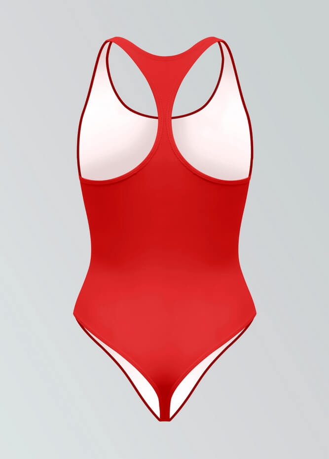 Womens Racerback Fitness Thong Leotard