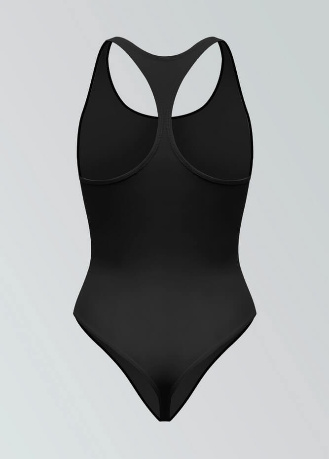 Womens Racerback Fitness Thong Leotard