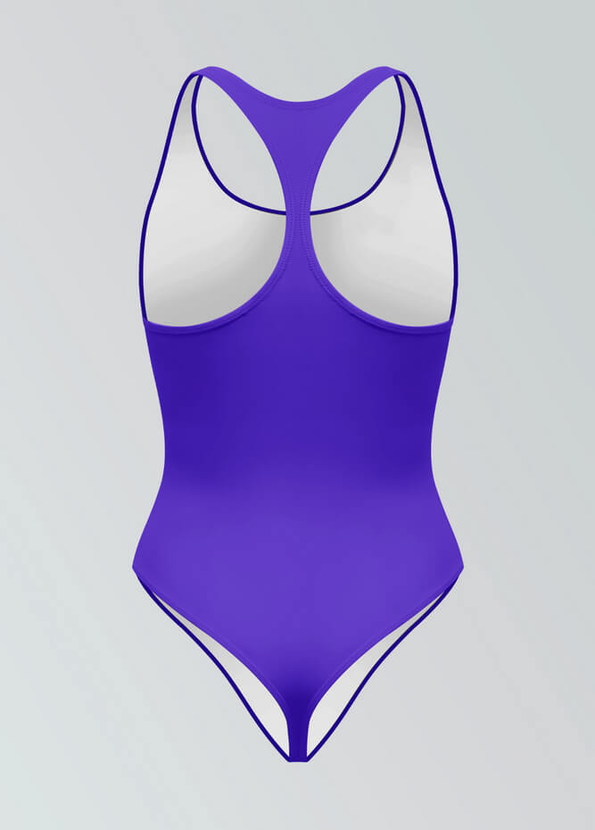 Womens Racerback Fitness Thong Leotard