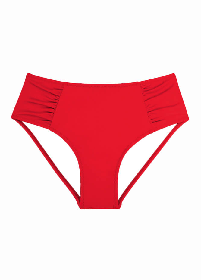 Ruched swim hot sale bottoms