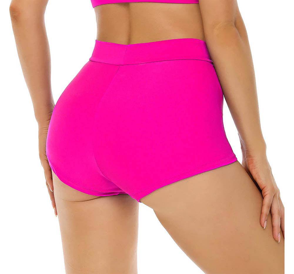 speerise Women 8 High Waisted Spandex Tummy Control Yoga Biker Shorts with  Pockets