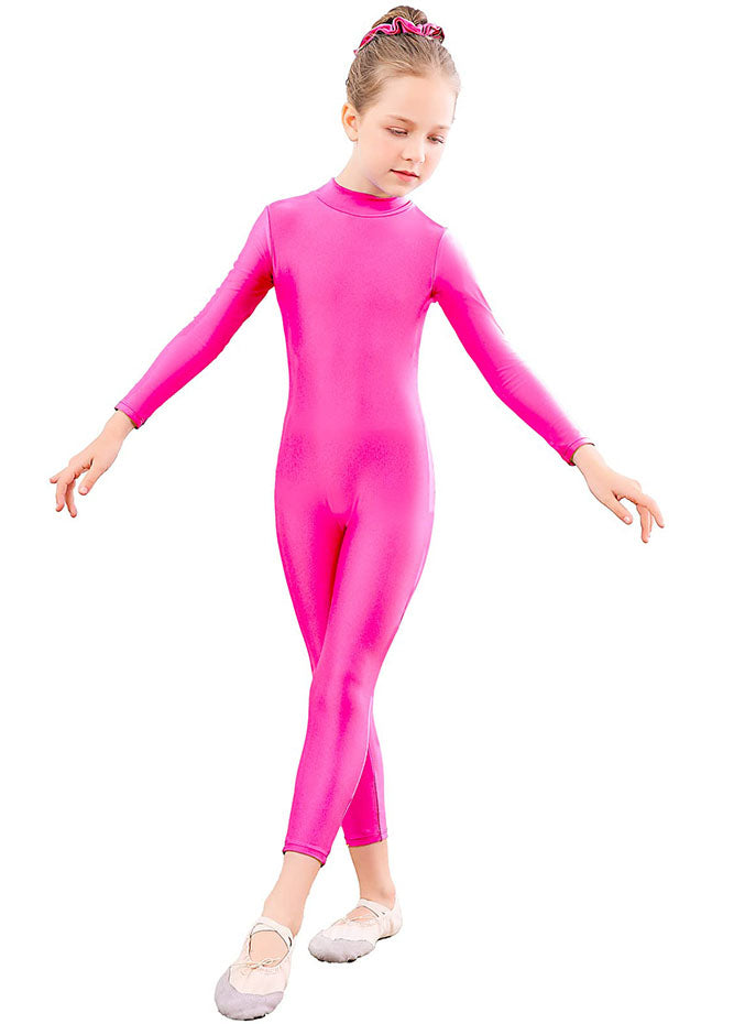 Reviews: Fuchsia Full Body Suit  Solid Color Full-body Spandex