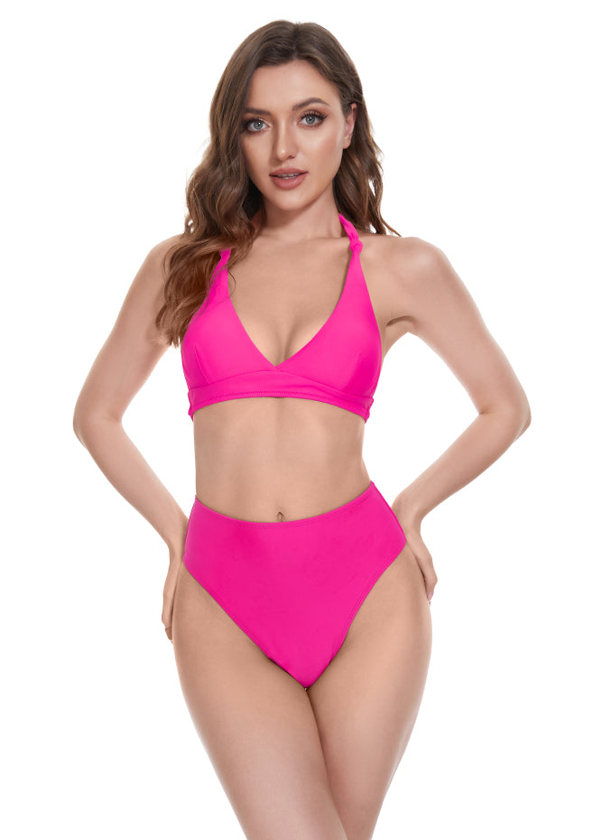 Ladies High Cut Cheeky One Piece Swimsuit